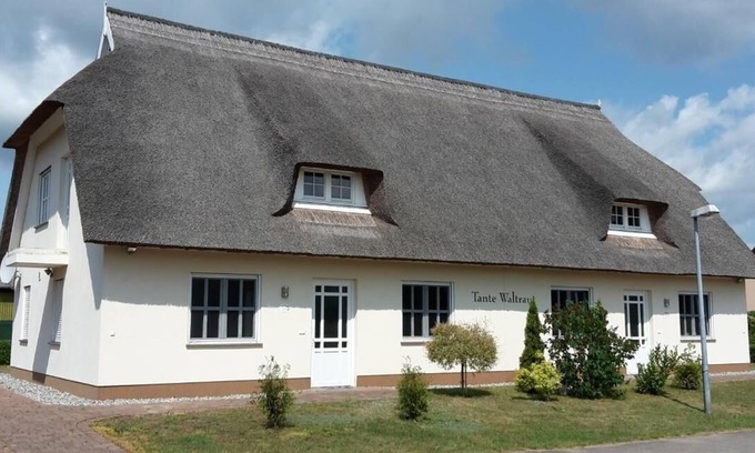 Garz House | Holiday home in Garz with terrace and barbecue