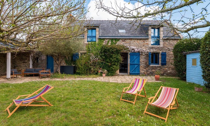Le Tour-du-Parc House | Holiday Home 'L’échappée Belle De L’étier' with Sea View, Private Terrace and Wi-Fi