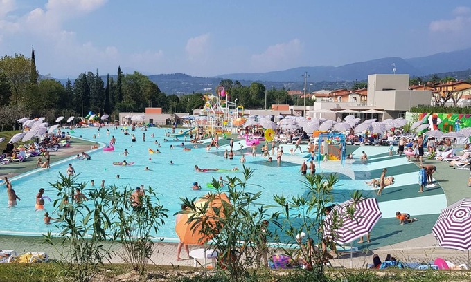 Gralaoni-Pralesi-Cisano House | Holiday Village Cisano San Vito - Mobilehome Happy Premium with panoramic view (3369)