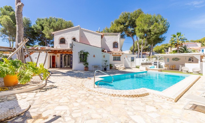 Benissa Coast Villa | Holiday 'Villa Casa Verano Eterno' with Pool, Garden & Mountain View