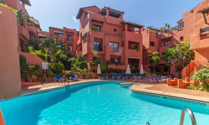 Nikki Beach Resort | Holiday Village Apartment "Xpce Don Carlos Gardens" with Pool, Garden & Wi-Fi