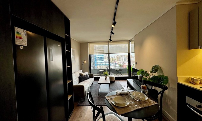 Nunoa Apartment | HOM I Lujoso Depto 1D1B en Ñuñoa Parking y Terraza