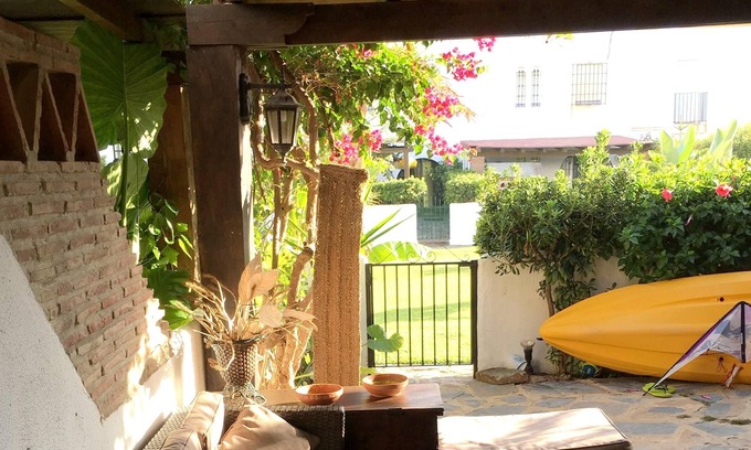 Marina de Casares House | Homerez - 10 m away from the beach! House for 6 ppl. at Marina de Casares