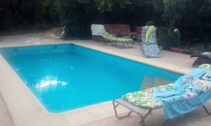 Castillo de Locubin Apartment | Homerez - Beautiful studio for 4 ppl. with shared pool and terrace at Jaén