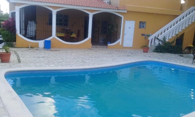 Cabrera Villa | Homerez - Villa 1 km away from the beach with swimming-pool and jacuzzi at Nagua
