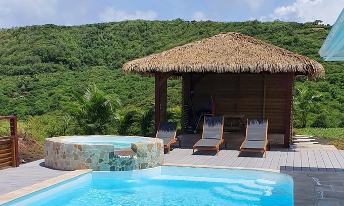 Le Marin Villa | Homerez - Villa 3 km away from the beach with swimming-pool, jacuzzi and garden