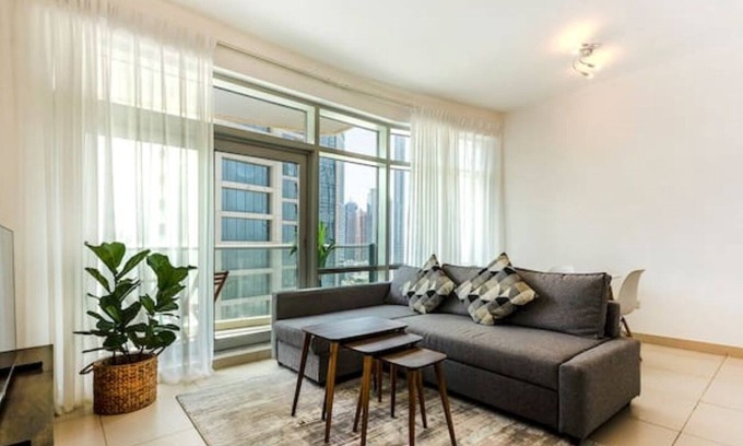 Jebel Ali Apartment | HomesGetaway -1BR Apartment in Loft West Tower