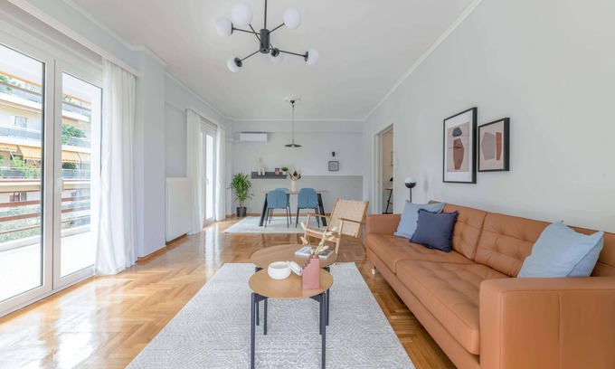 Papagou-Holargos Apartment | Homey 2BR Apartment in Cholargos