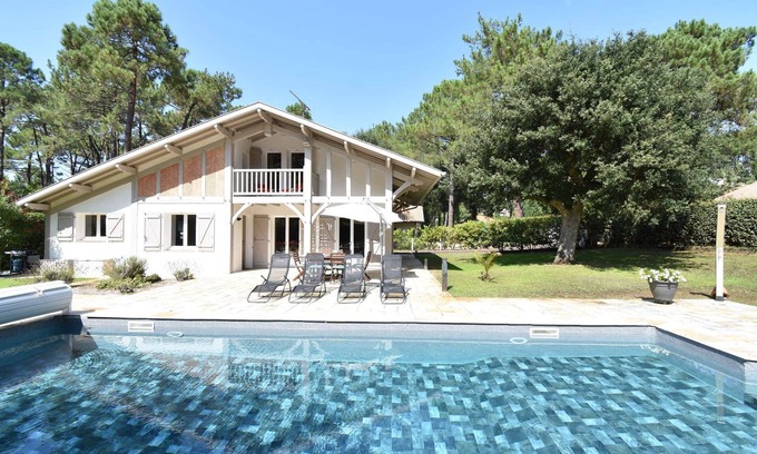 Soorts-Hossegor House | Hossegor "CIGALON" Landes villa with heated swimming pool for 8 people.