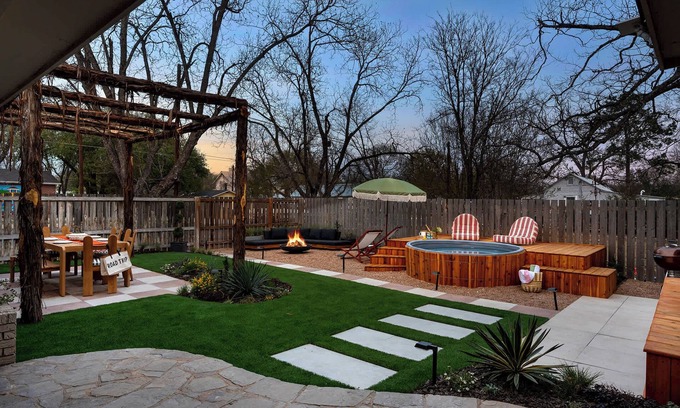 Fredericksburg House | Hot tub, Cowboy Pool, Fire Pit, Close to Main St!