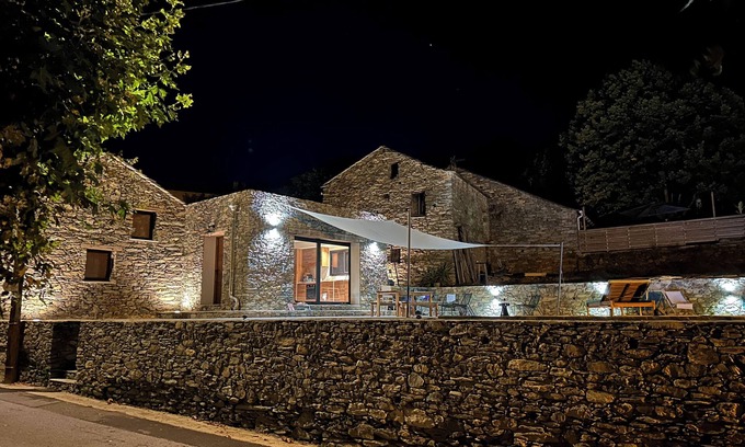 Murato House | House A Curtalina old renovated sheepfold heated pool near StFlorent