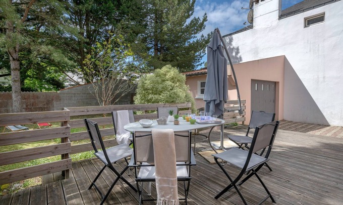 La Baule-Escoublac Ski Chalet | House for 4 with garden 1km from the beach