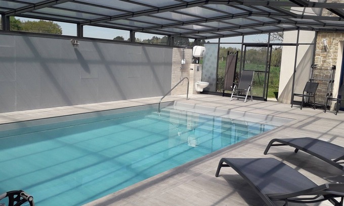 Baden House | House - Private covered swimming pool - Golfe du Morbihan
