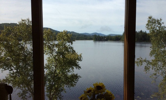 Whitefield House | House with 150 feet private lakefront - quiet, rustic, homey, near Bretton Woods
