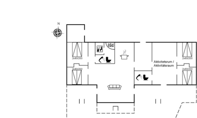 Jegum House | "Human" - 10.5km from the sea by Interhome