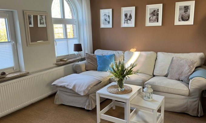 Westeraccumersiel Apartment | Huus Achterdiek - Oberwohnung "utkiek" mit Schöner Aussicht