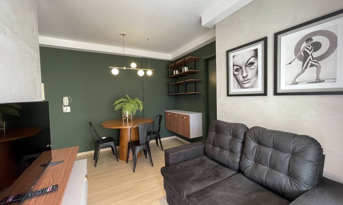 Consolacao Apartment | HYPE055 - Apt 1 complete bedroom with balcony