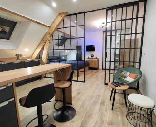 Centre Ville Apartment | Hypercentre : vue cathédrale - verrière - cosy