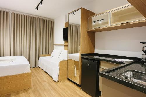 Matriz Apartment | IBZ1308 - Studio C Sacada Pscina Jacuzzi Academia