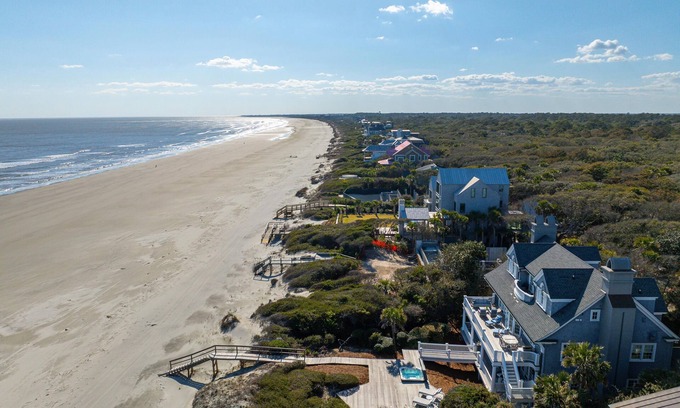 West Beach House | Iconic Oceanfront Home + Private Beach Access + Hot Tub