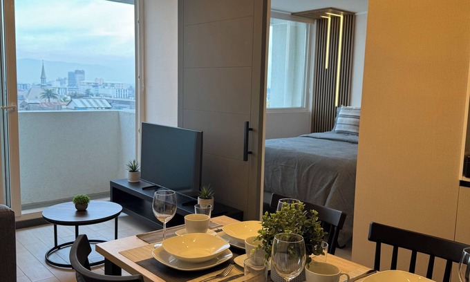 Downtown Santiago Apartment | Ideal apartment a few steps from La Moneda in Santiago, air-conditioned with wifi.