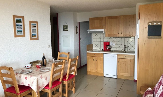 Les Saisies Apartment | Ideal apartment for 4 people, 100 m from the slopes, close to shops