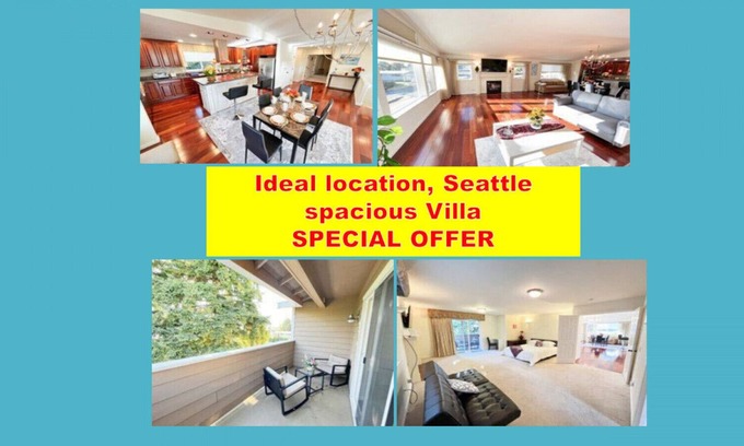 Renton Villa | Ideal location, Seattle spacious Villa