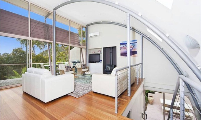 Blueys Beach House | Immaculate designer house-sweeping views over iconic Blueys Beach 3min walk away