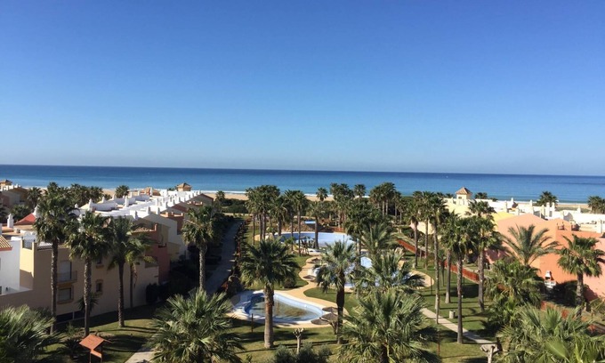 Atlanterra Apartment | Impressive duplex with sea views on the beach front, 1 minute away from beach