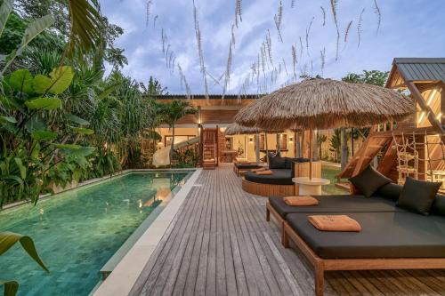 Sanur Kauh Villa | Incredible Family villa with water slide Beachside