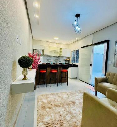 Setor Pampulha House | INCRIVEL FLAT 3 MINUTOS do CENTRO COM CHURRASQUEIRA E AR CONDICIONADO