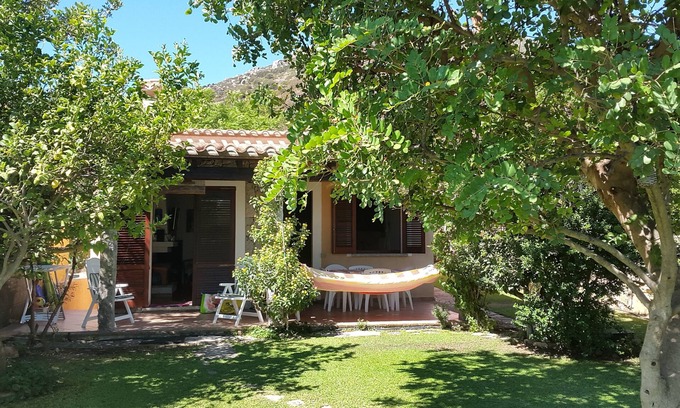 Villasimius House | Independent villa sleeps 6 3 bedrooms garden postauto beach at 750 mt