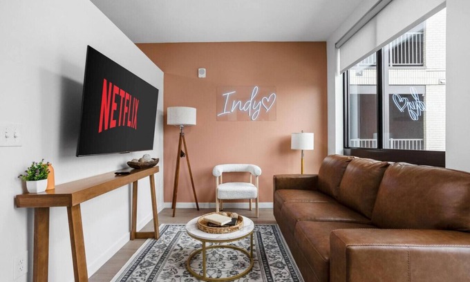 Mile Square Apartment | Indy Condo | Pool, Gym, Walk to Lucas Oil