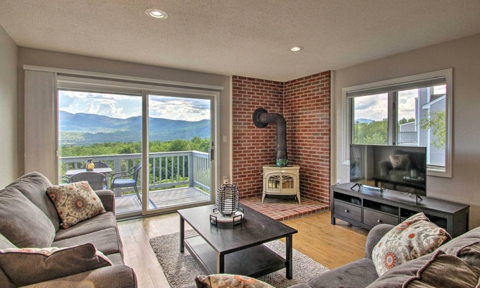 Intervale Condo | Intervale Family Retreat: Mtn View & Pool Access!