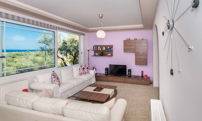 Katastari House | Ionian Bliss apartment with a stunning view to Alykes
