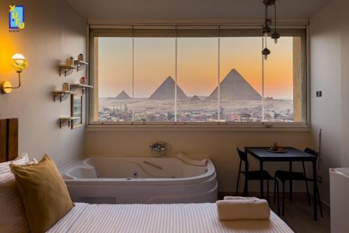 Al Haram Apartment | Jacuzzi Studio By The Historic Pyramids Apt1