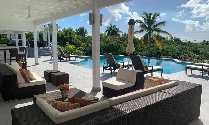 Plum Bay Villa | Jardin Creole in Marigot by Personal Villas - Ideal for a Family or a Group