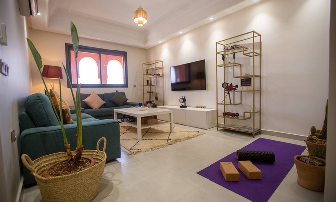 Majorelle Apartment | Jardin Majorelle Cozy Apartment 2BR indoor Parking