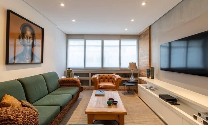 Jardins Apartment | Jardins Vintage - Chic 1 BDR + office space in Jardins