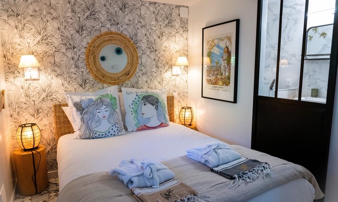 Le Bar-sur-Loup Apartment | Jasmin - Gite avec Spa prive, vue imprenable