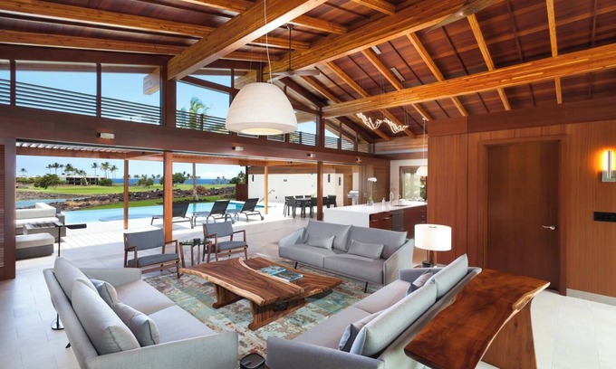 Kamuela House | Kipuka Lani, Mauna Lani Resort's Newest Modern Estate. Walk to Beach Club