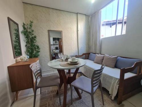 Vila Regina Apartment | Kitnet 105 central com lavadora tv smart e ar condicionado