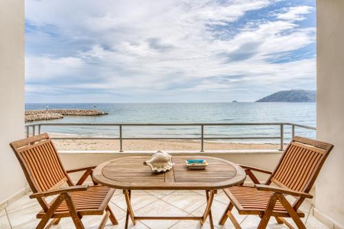 Mastichochoria Apartment | Komi Shoreline Blue Window