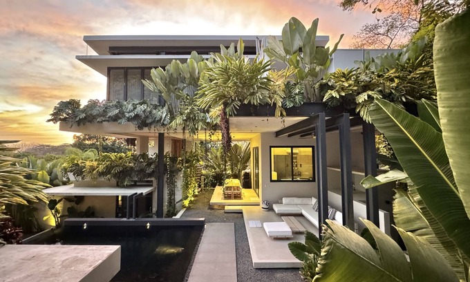Playa Santa Teresa House | KUNUK – Luxe 6-Bedroom Villa, 3-Min Walk to Surf & Sunset