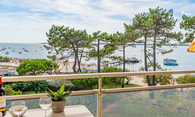 Le Moulleau Apartment | L'Embarcadère - Petit paradis 1ère ligne vue mer