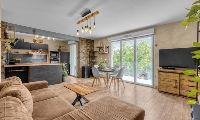 Patte d'Oie Apartment | L'Hippocrate - Charmant appartement avec terrasse