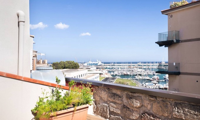 Castellammare Vucciria Apartment | La Cala Terrace by Domusicily