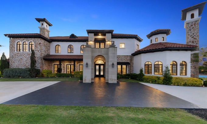 Decatur House | LA CASA DE FE-Spanish Manion on 25 acre estate,