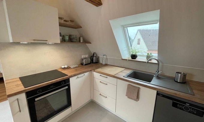 Mittelhausbergen Apartment | La Girouette - At the heart of an Alsatian farm