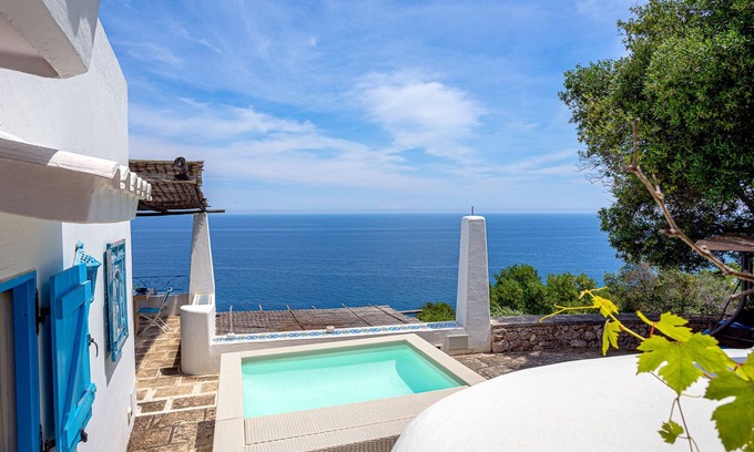 Marina Serra Cottage | La Grica Cappero - SalentoSeaLovers MINIPISCINA Private and terrace facing the sea